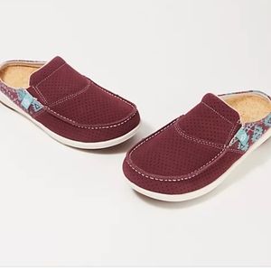 Spenco Women's Maroon Lightweight Siesta Via Slide Clogs Casual  Shoes Size 10B